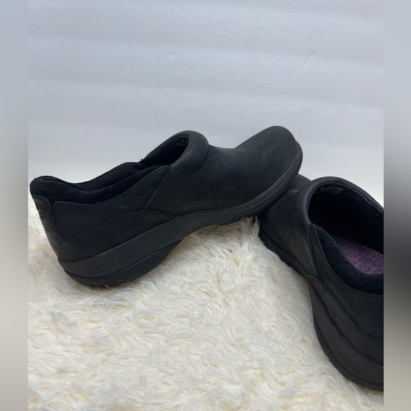 Dansko Patti Leather Milled Nubuck Black Shoes Vibram Waterproof Size 8.5 - Picture 4 of 9